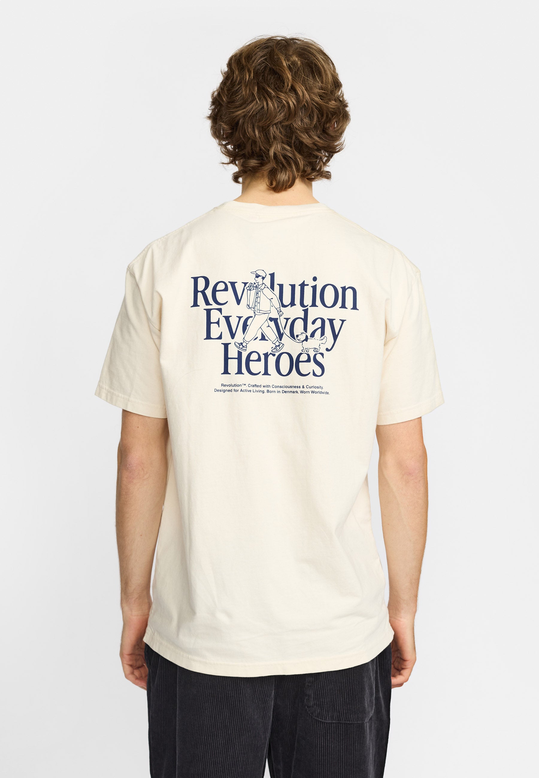 Revolution Printed T-shirt T-Shirts Offwhite