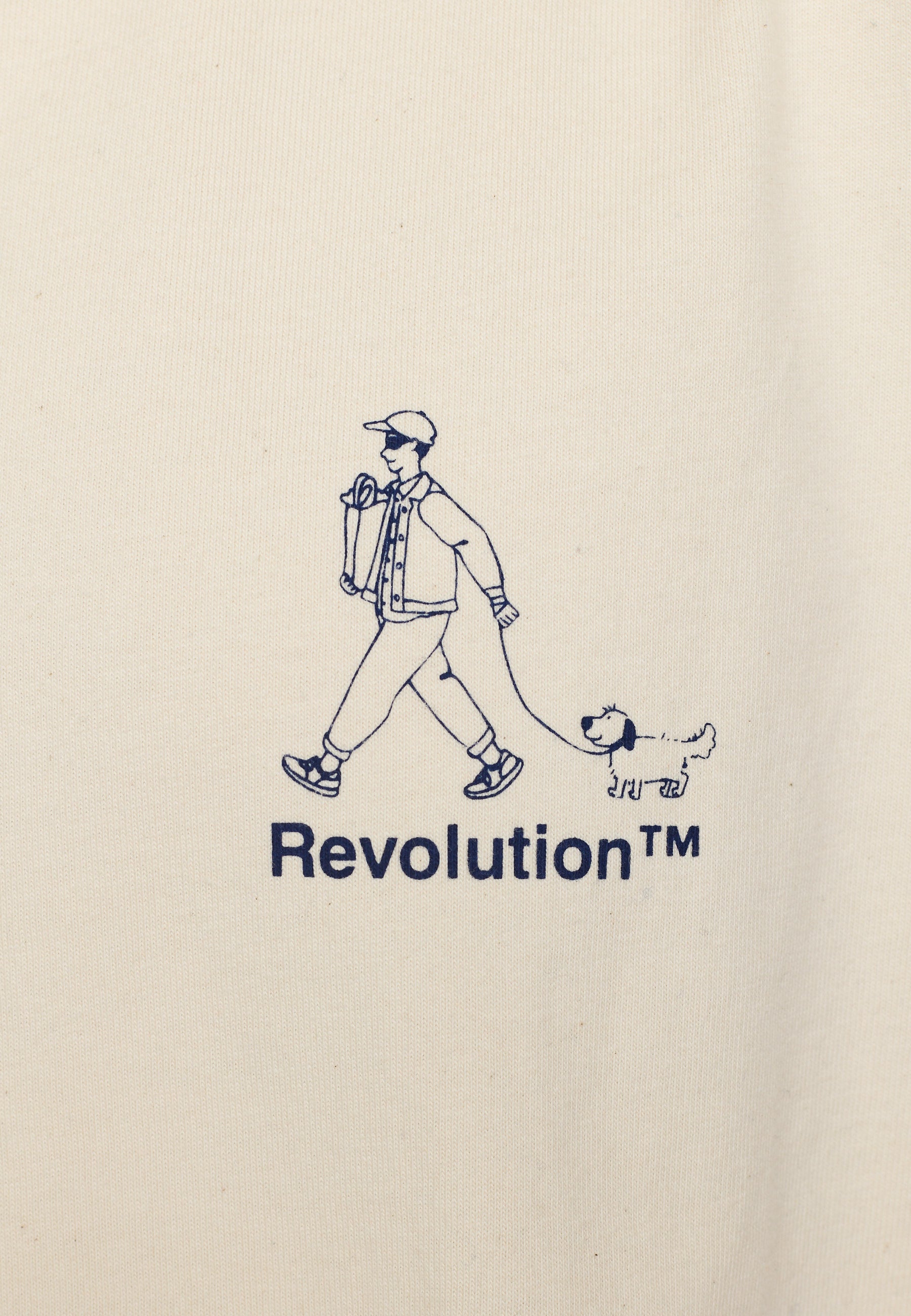 Revolution Printed T-shirt T-Shirts Offwhite