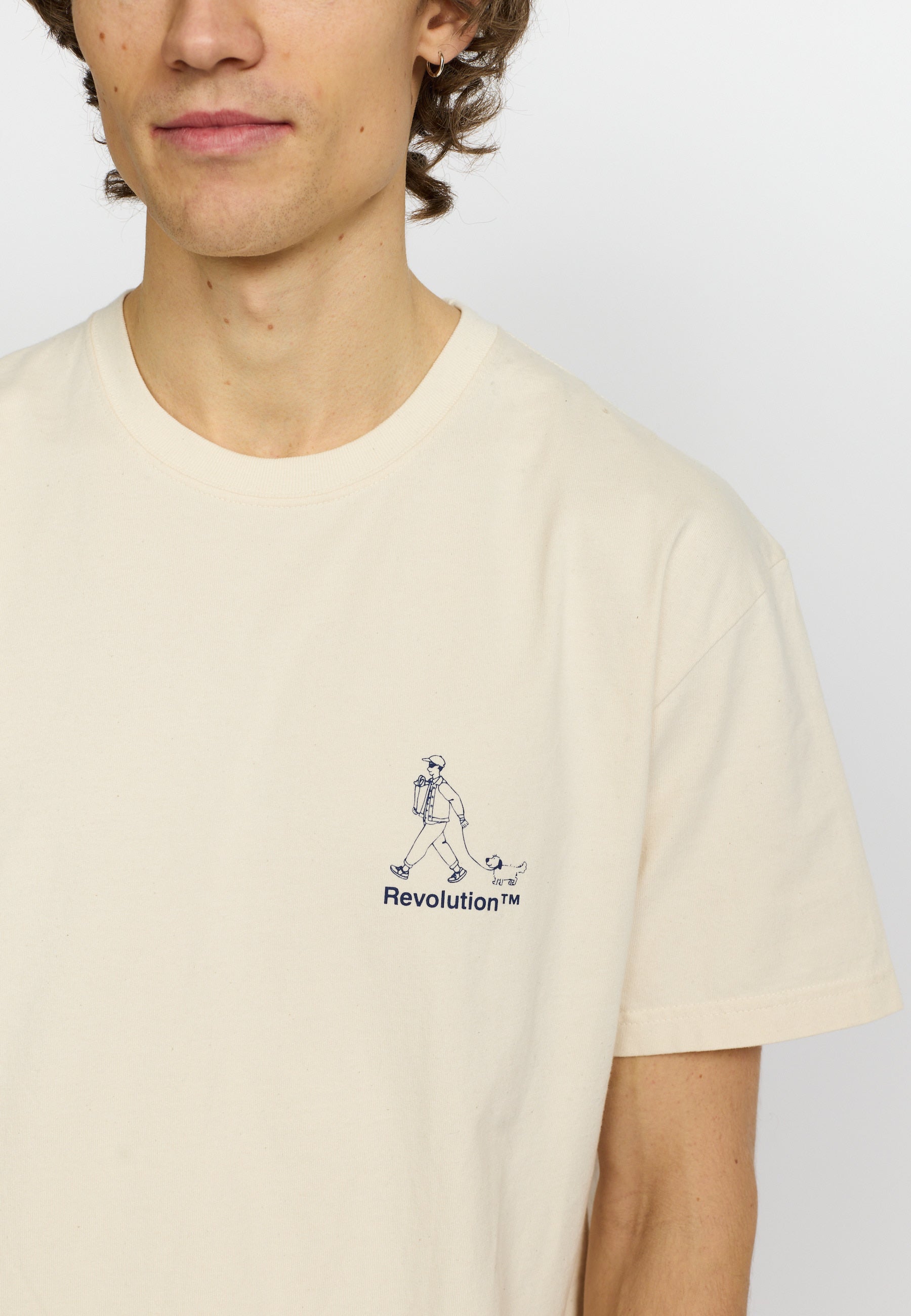 Revolution Printed T-shirt T-Shirts Offwhite