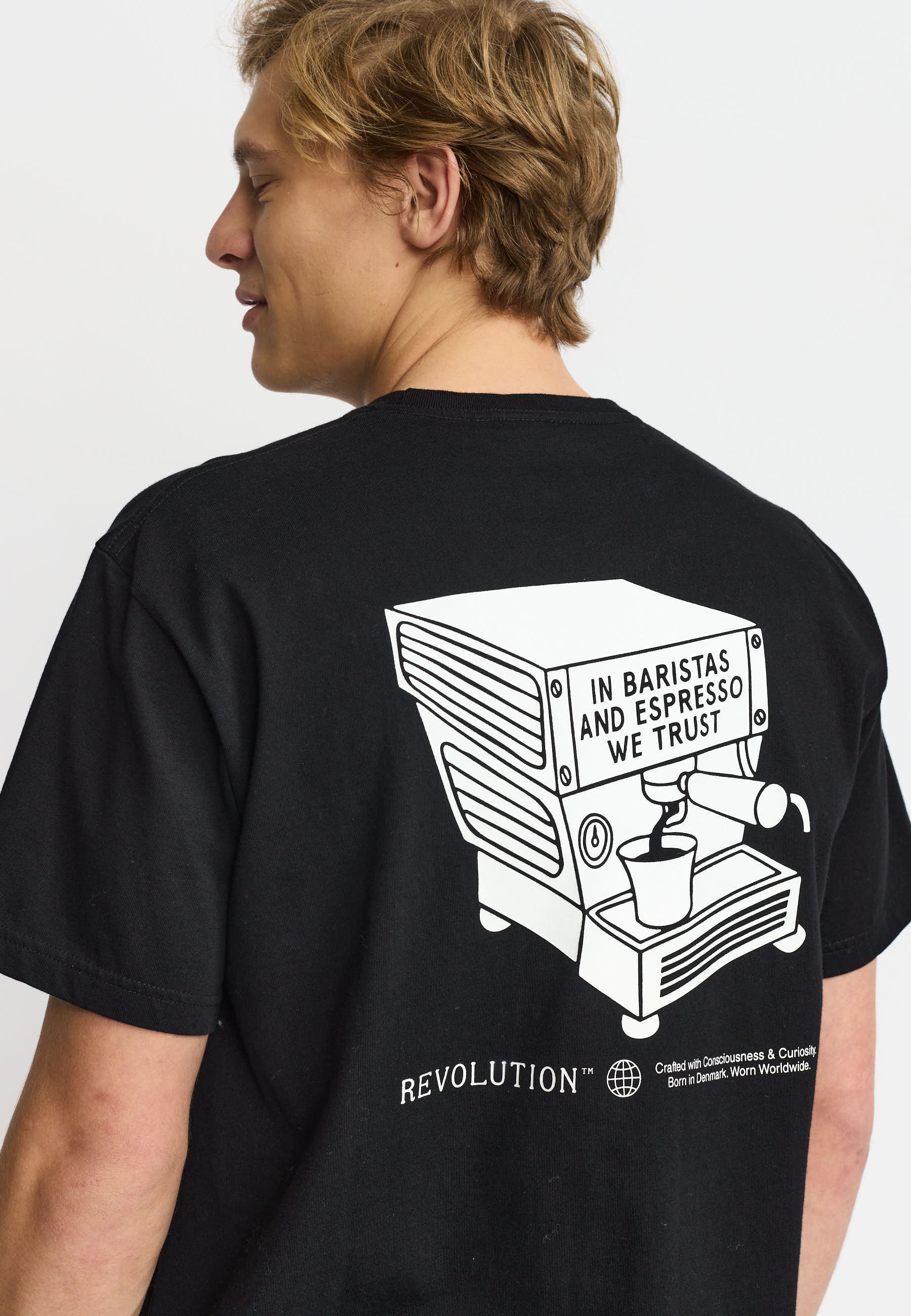 Revolution Printed T-shirt T-Shirts Black