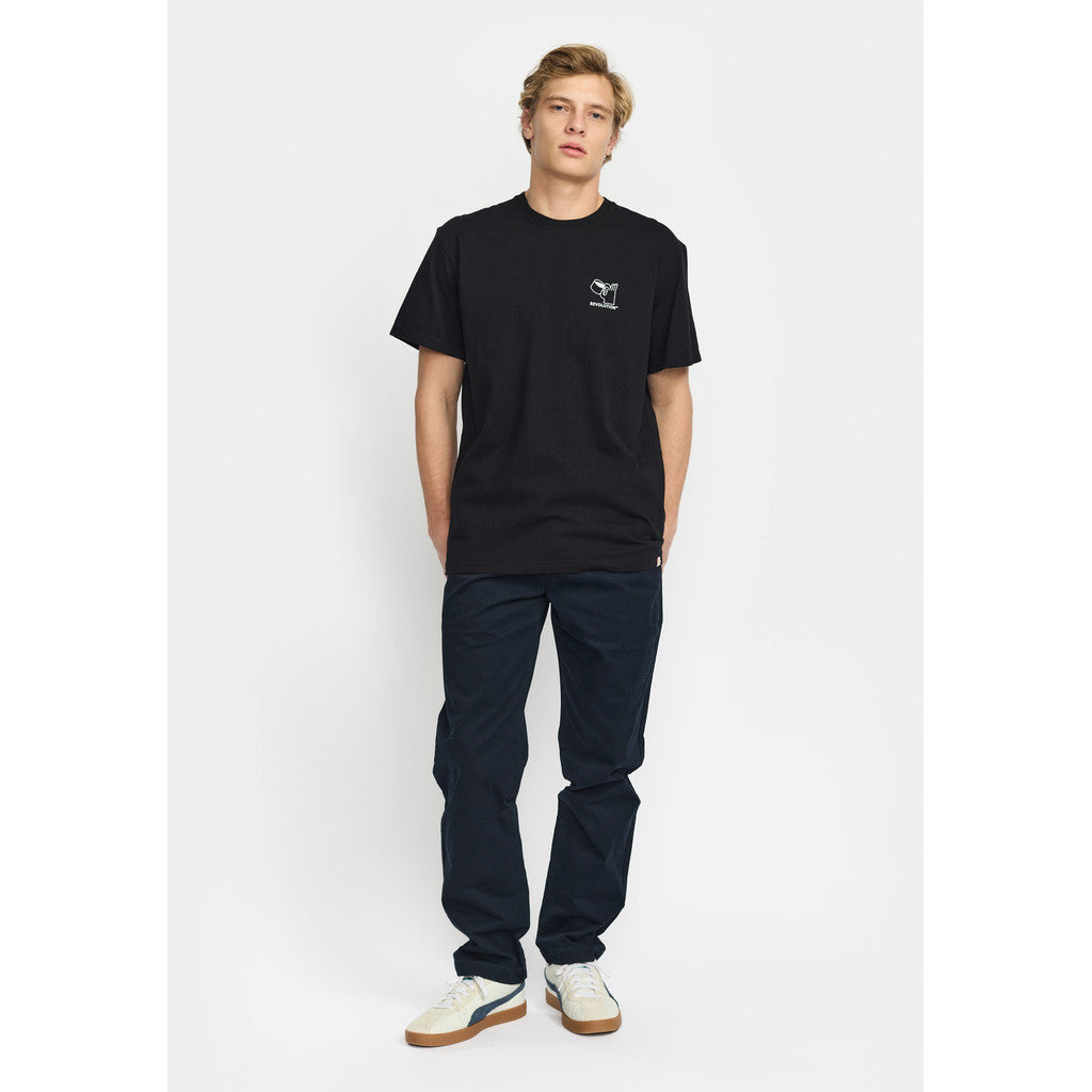 Revolution Printed T-shirt T-Shirts Black