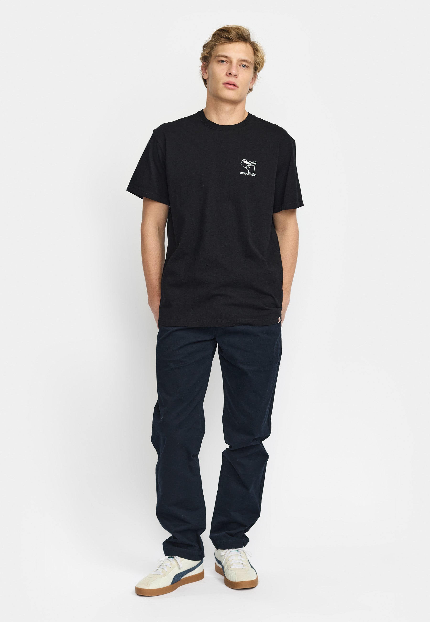 Revolution Printed T-shirt T-Shirts Black