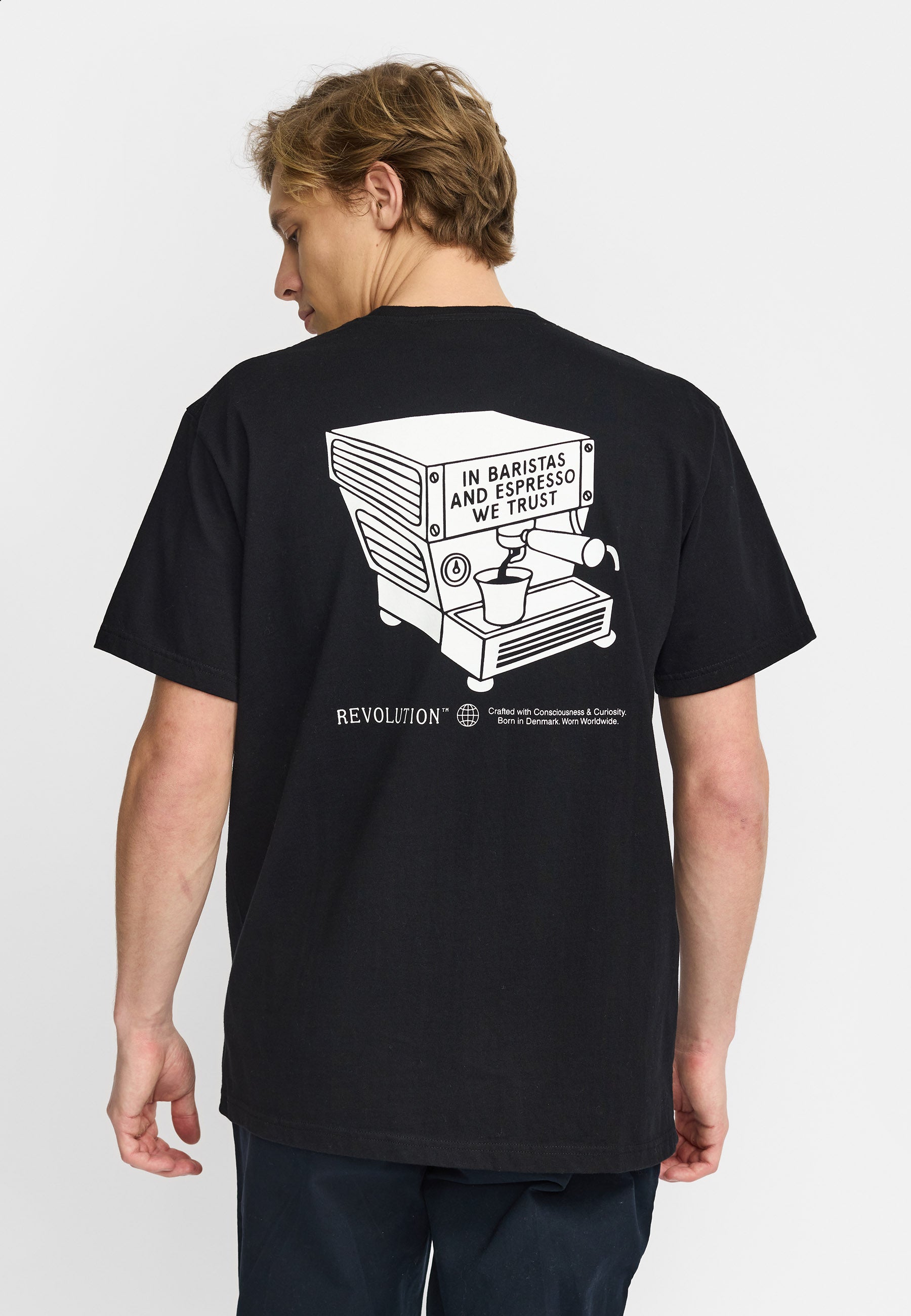 Revolution Printed T-shirt T-Shirts Black