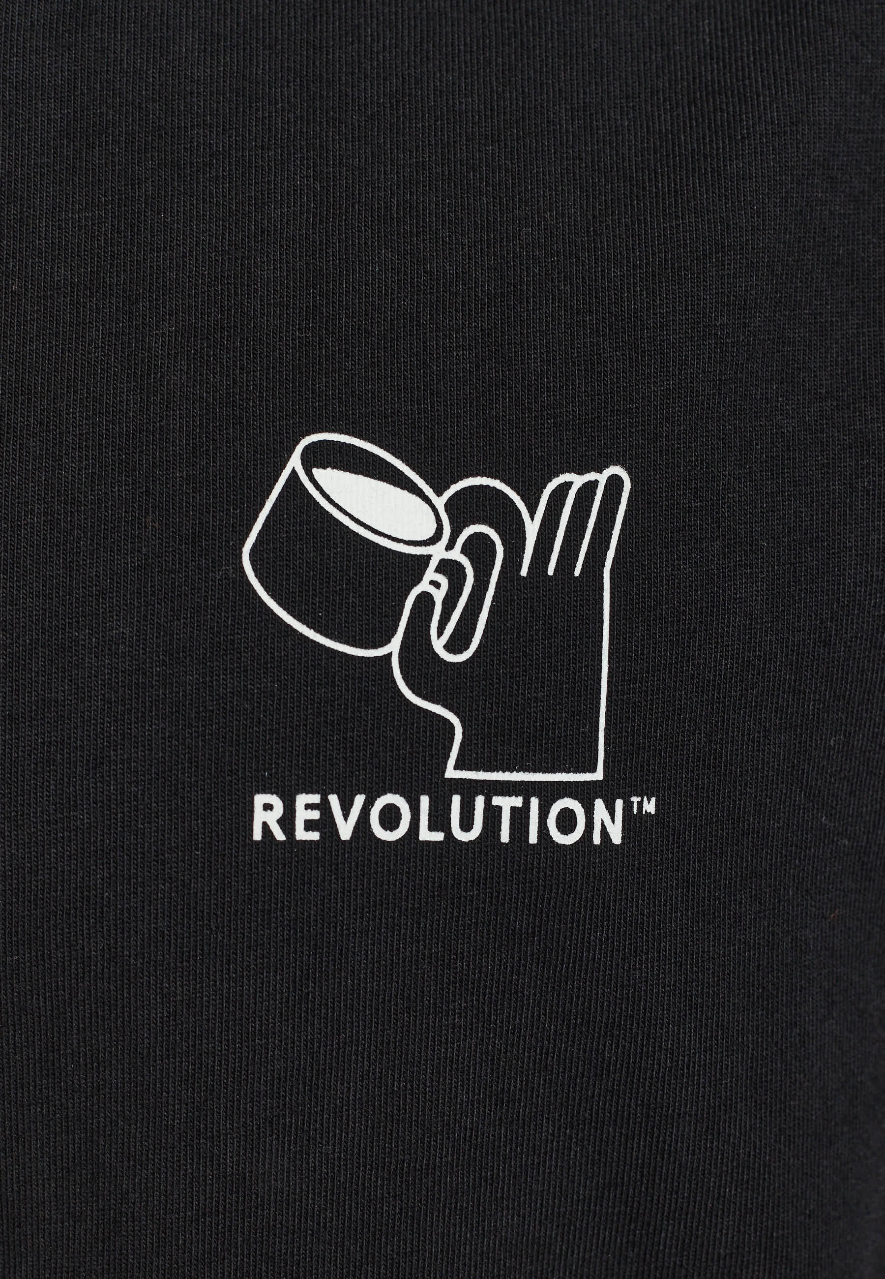 Revolution Printed T-shirt T-Shirts Black