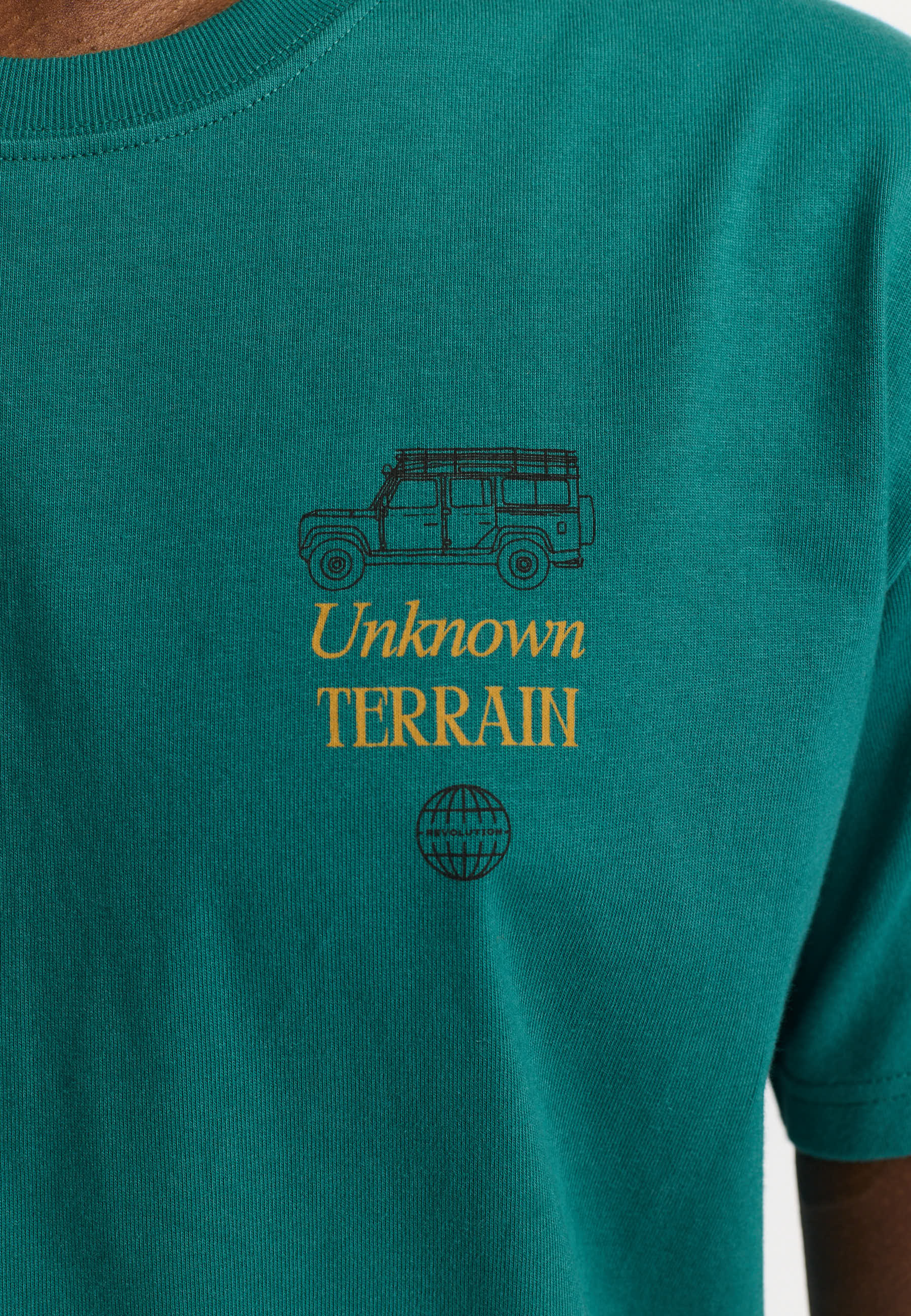 Revolution Printed T-shirt T-Shirts Petrol