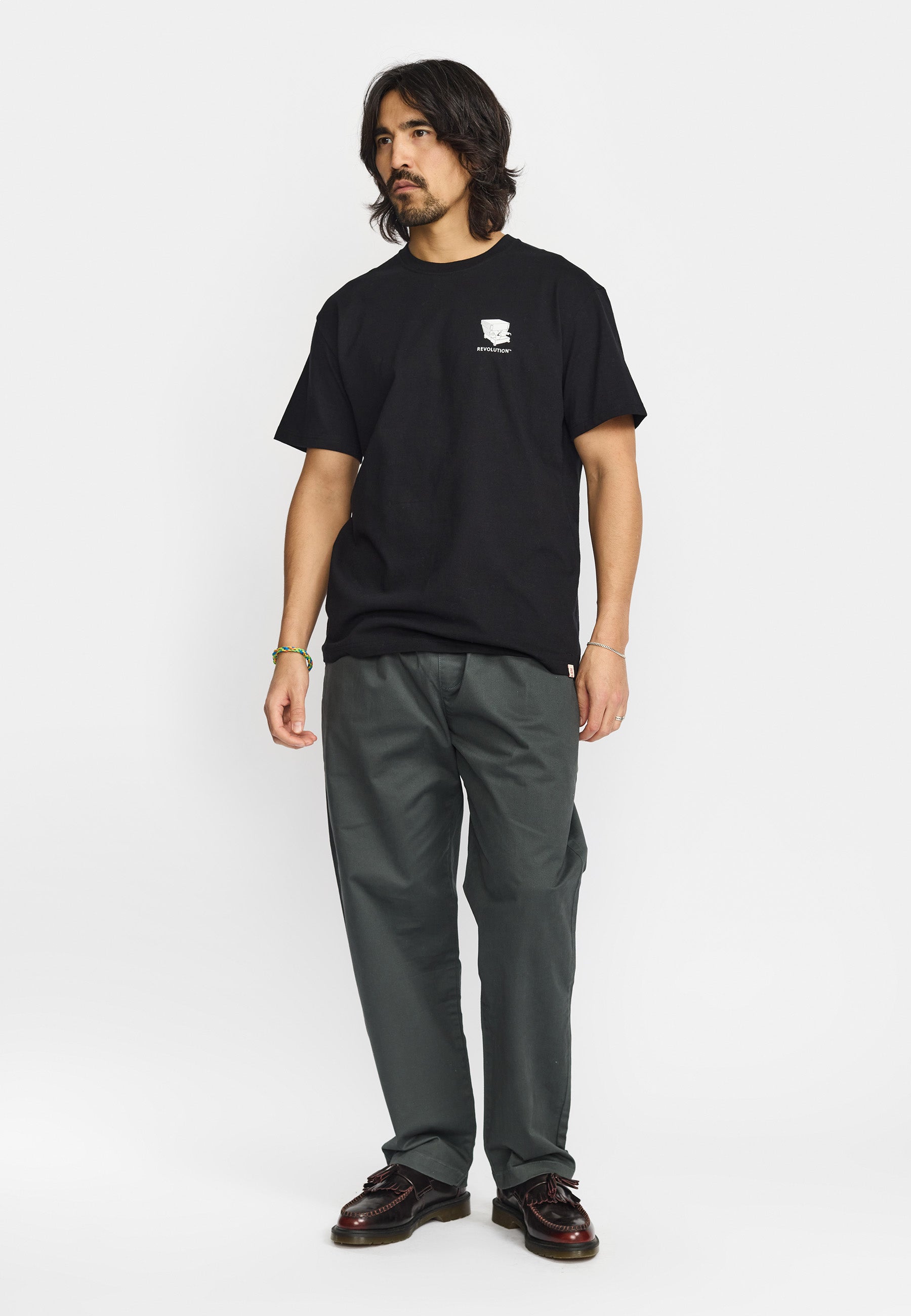 Revolution Printed T-shirt T-Shirts Black