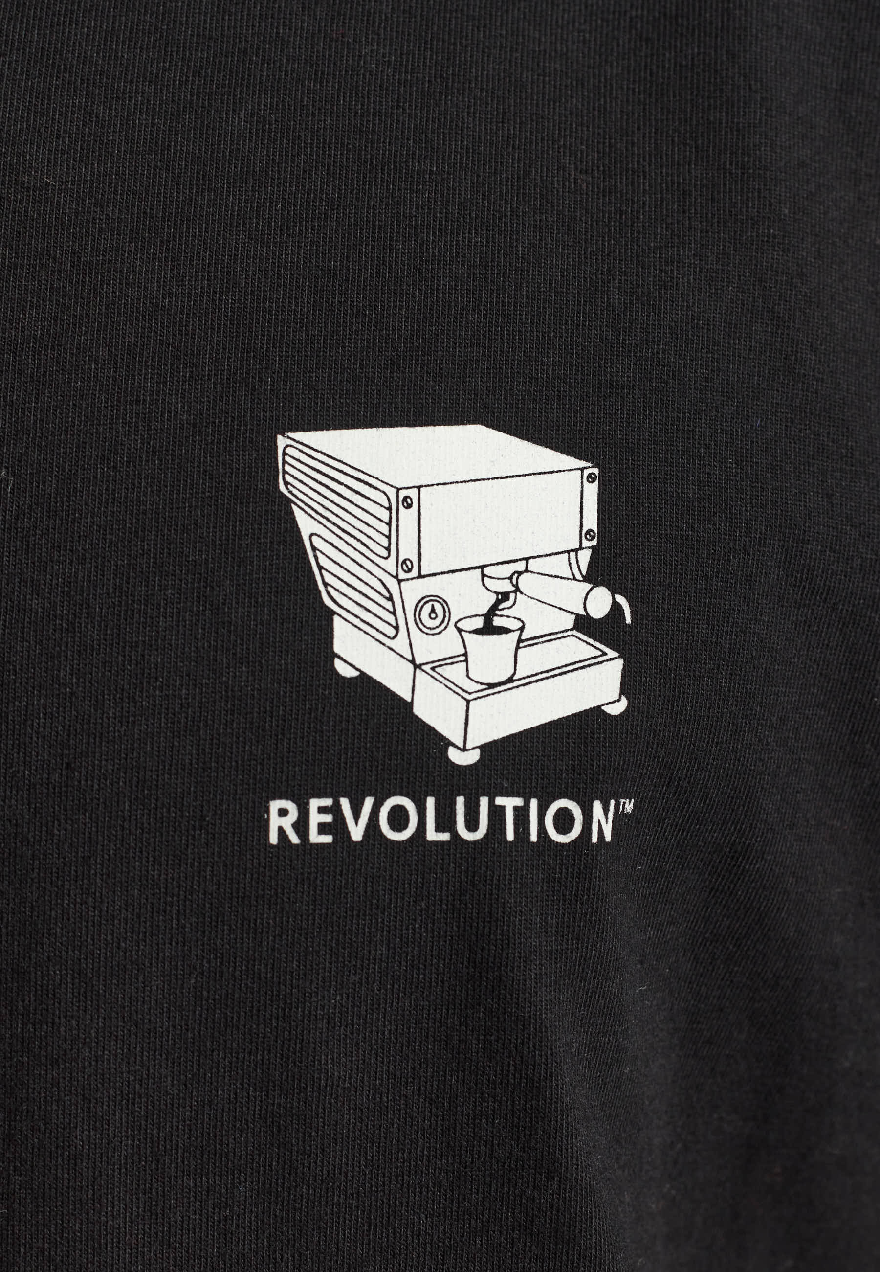 Revolution Printed T-shirt T-Shirts Black
