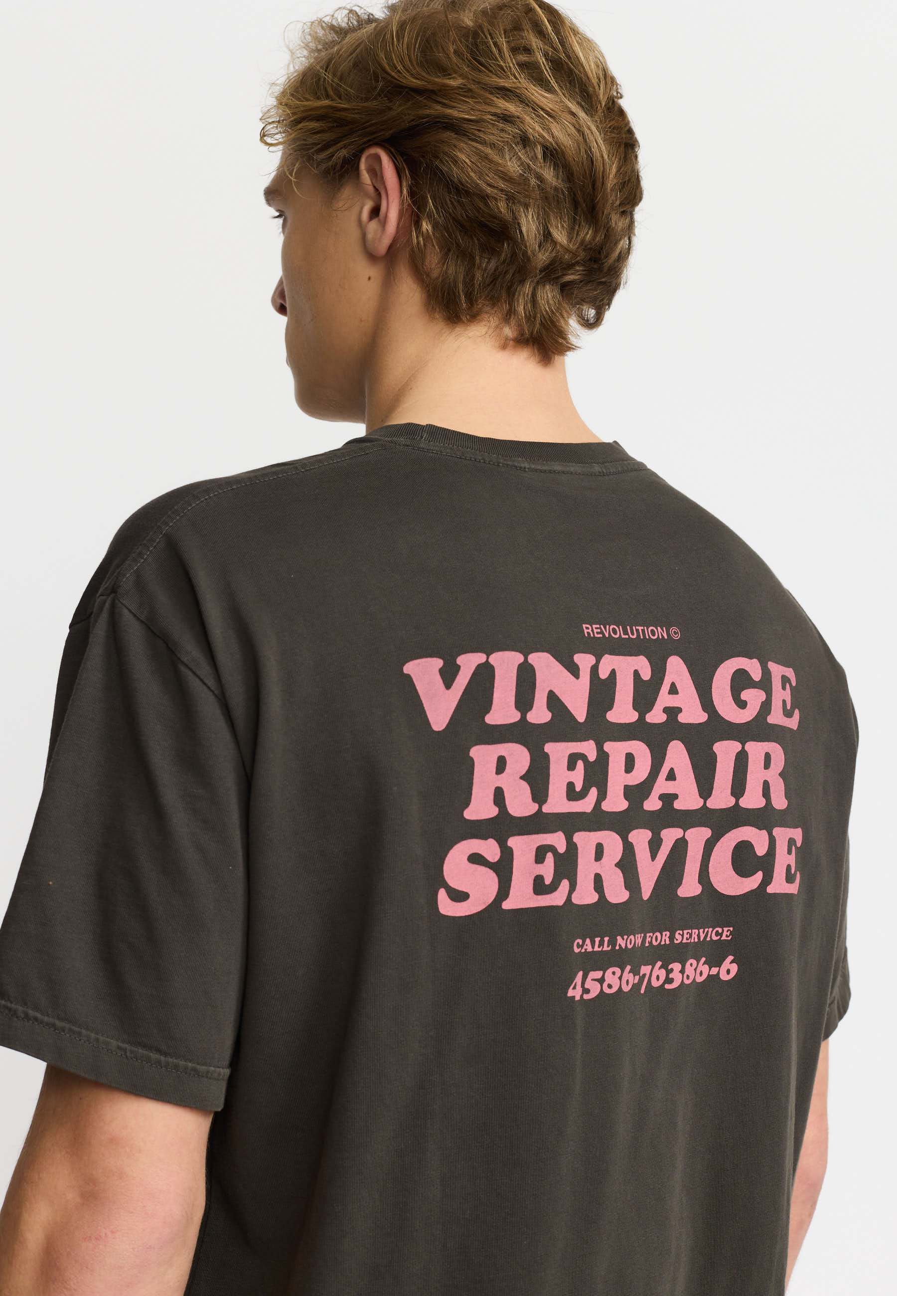 Revolution Printed T-shirt T-Shirts Black