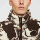 Revolution Printed Teddy Jacket Fleece Brown