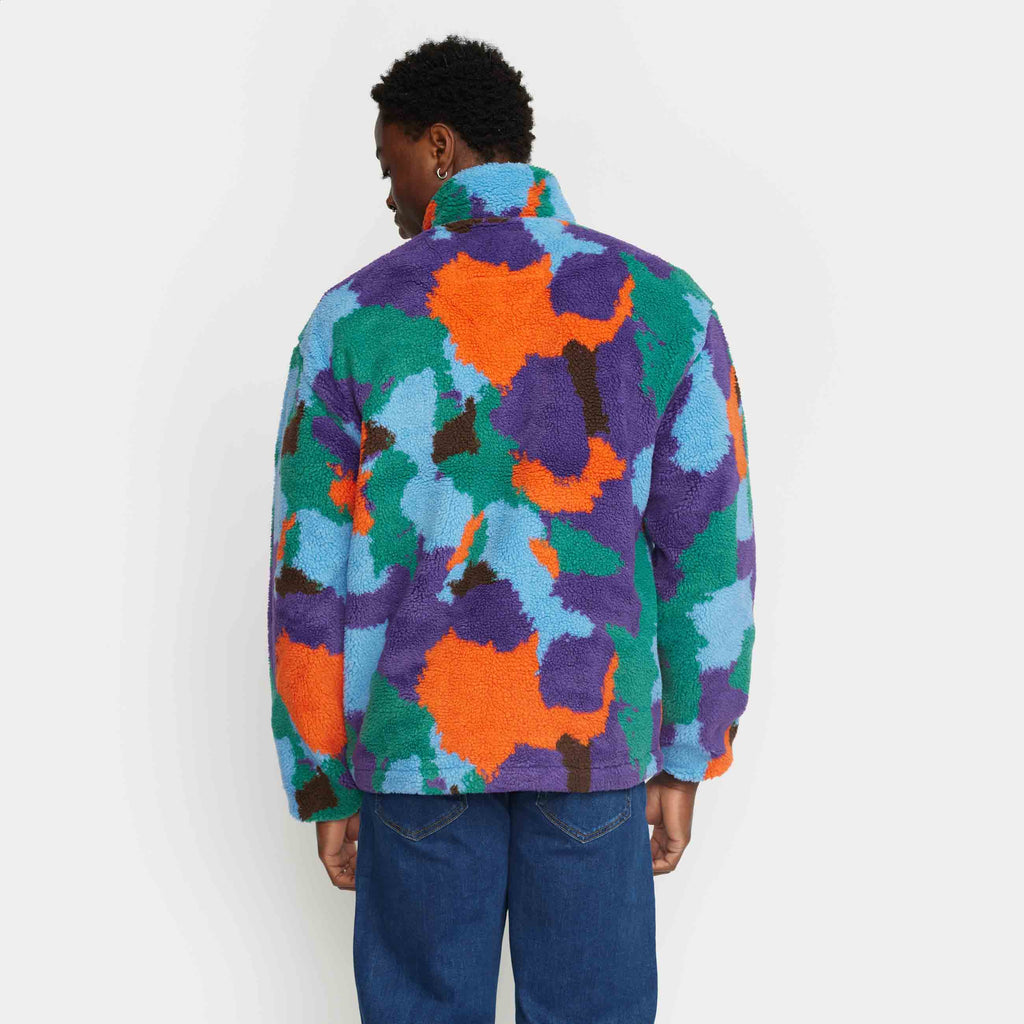 Revolution Printed Teddy Jacket Fleece Purple