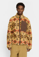 Revolution Printed Teddy Jacket Fleece Lightbrown