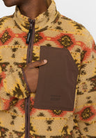 Revolution Printed Teddy Jacket Fleece Lightbrown