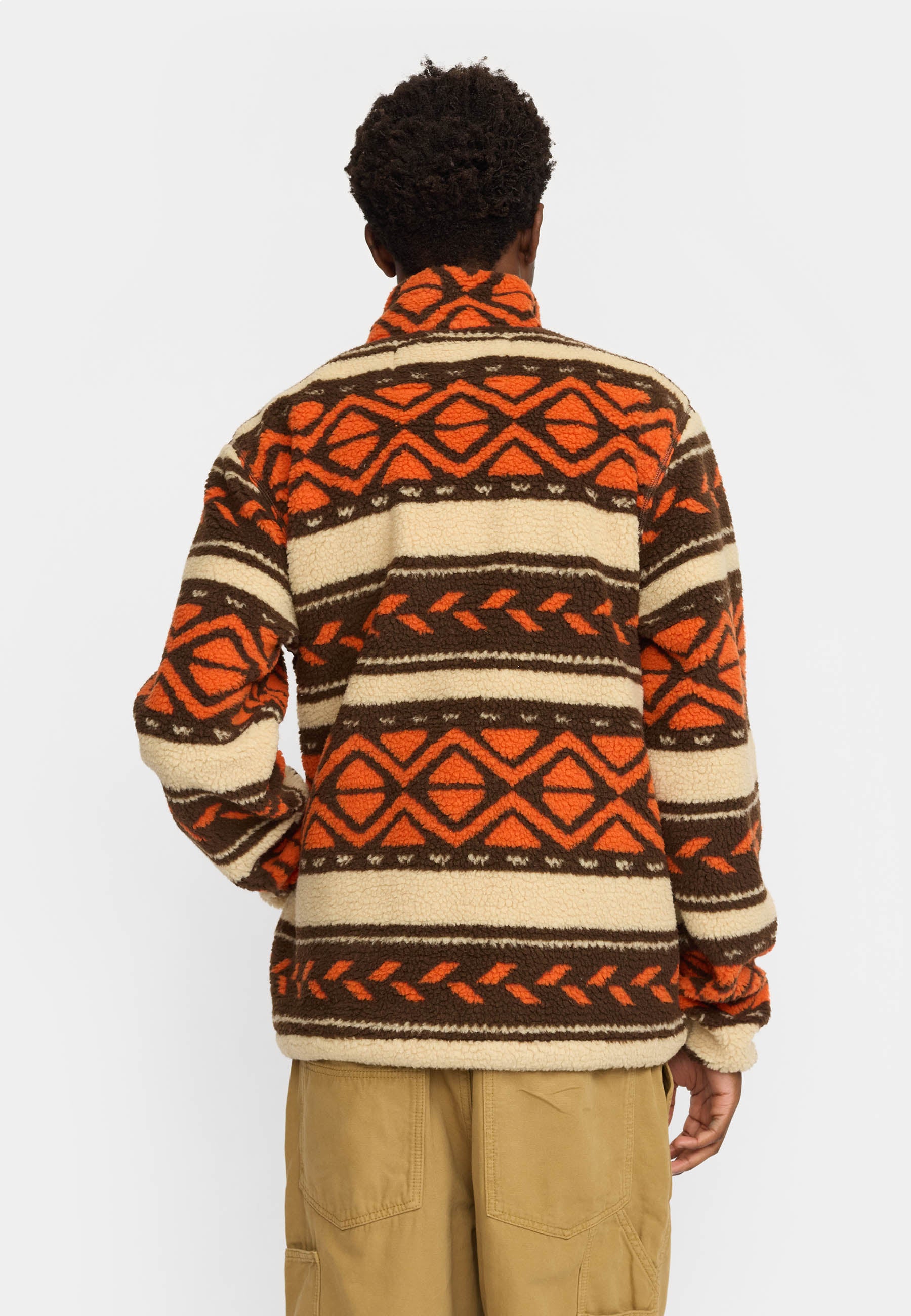 Printed Teddy Jacket / 7021 - Orange – Revolution.eu