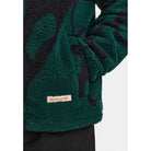 Revolution Printed Teddy Jacket Fleece Darkgreen