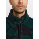 Revolution Printed Teddy Jacket Fleece Darkgreen