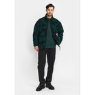Revolution Printed Teddy Jacket Fleece Darkgreen