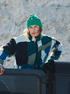 Revolution Printed Teddy Jacket Fleece Green