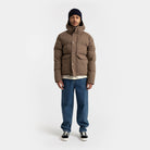 Revolution Puffer Jacket Winter Outerwear Darkbrown