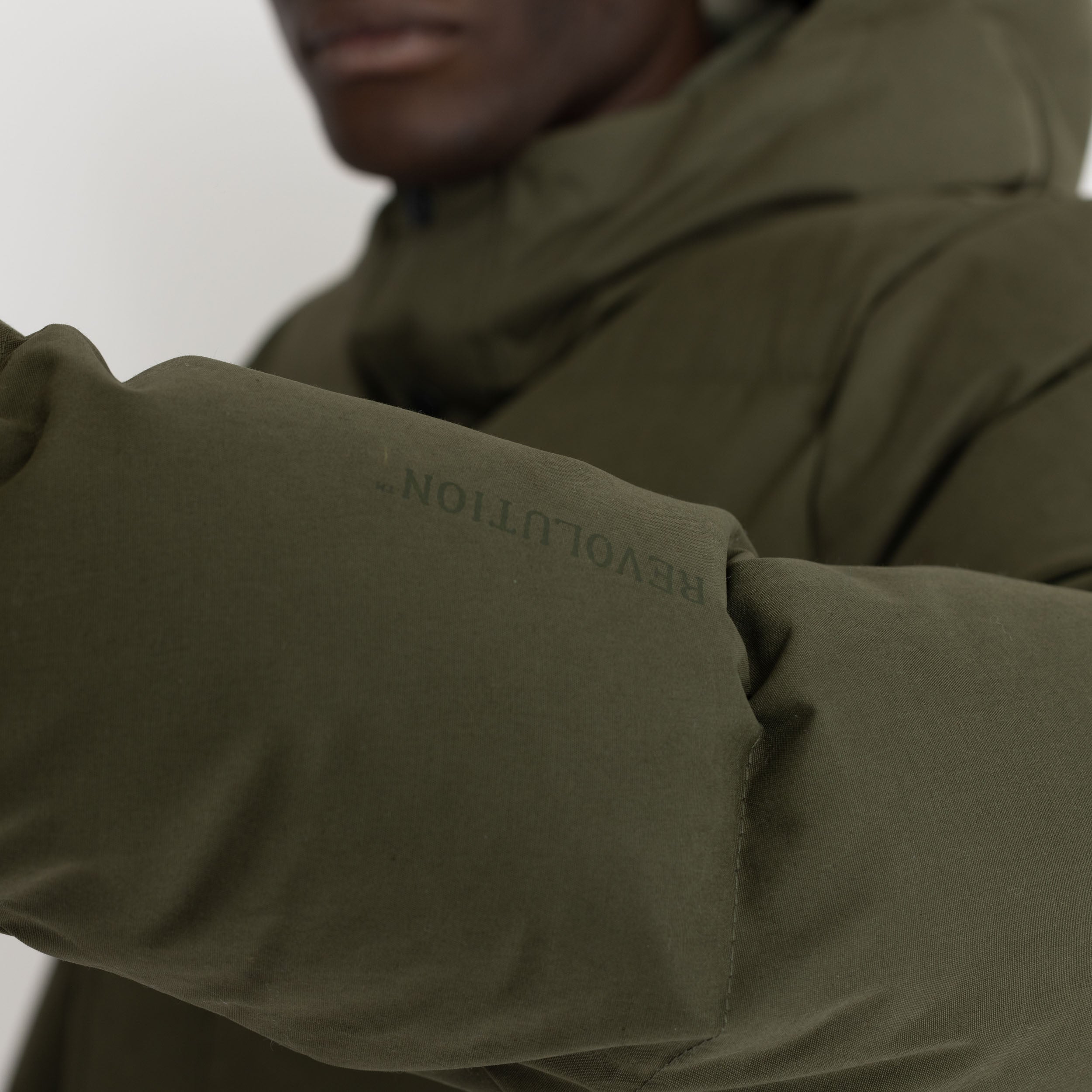 Revolution Puffer Jacket Winter Outerwear Army