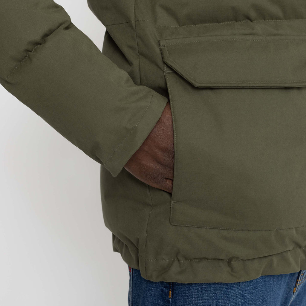 Revolution Puffer Jacket Winter Outerwear Army