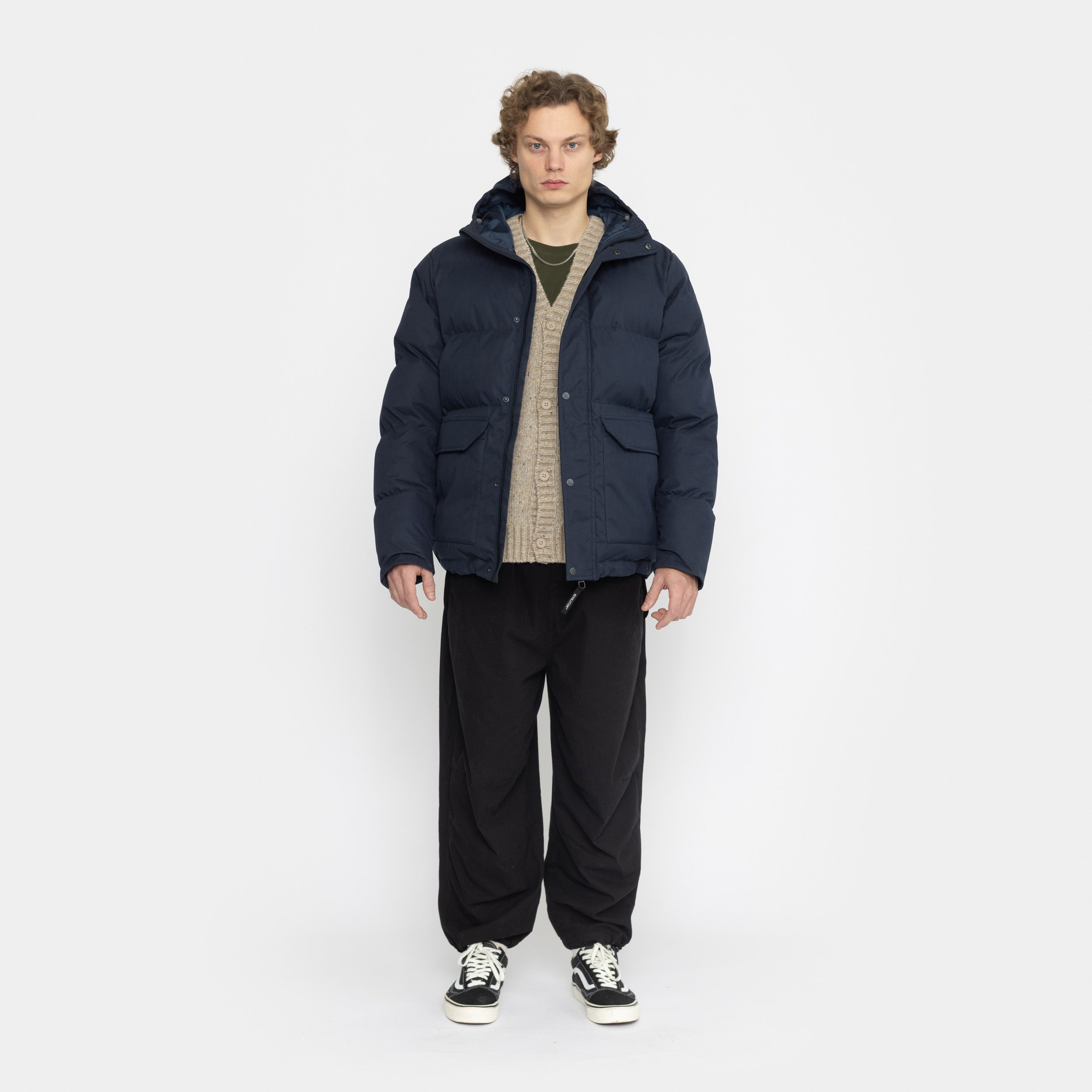 Revolution Puffer Jacket Winter Outerwear Navy