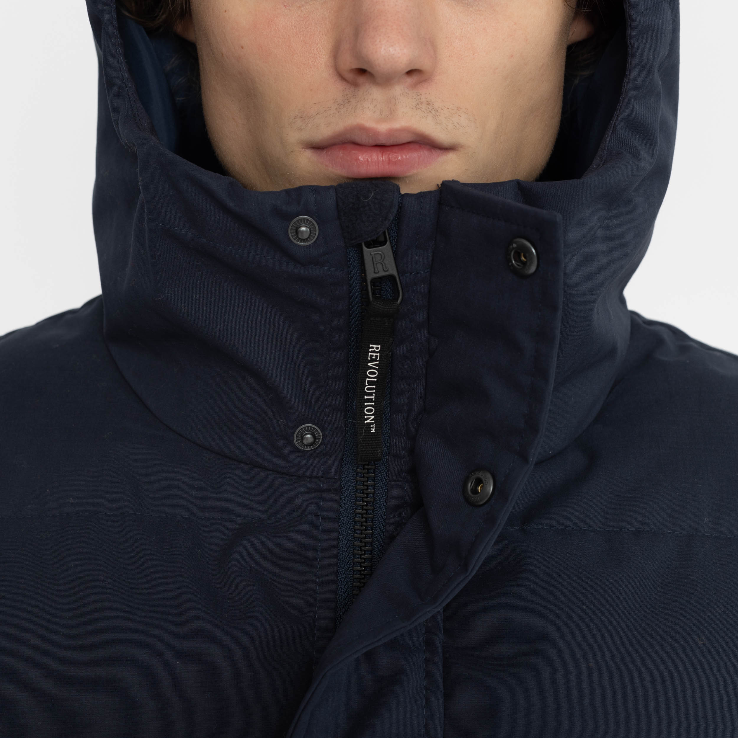 Revolution Puffer Jacket Winter Outerwear Navy