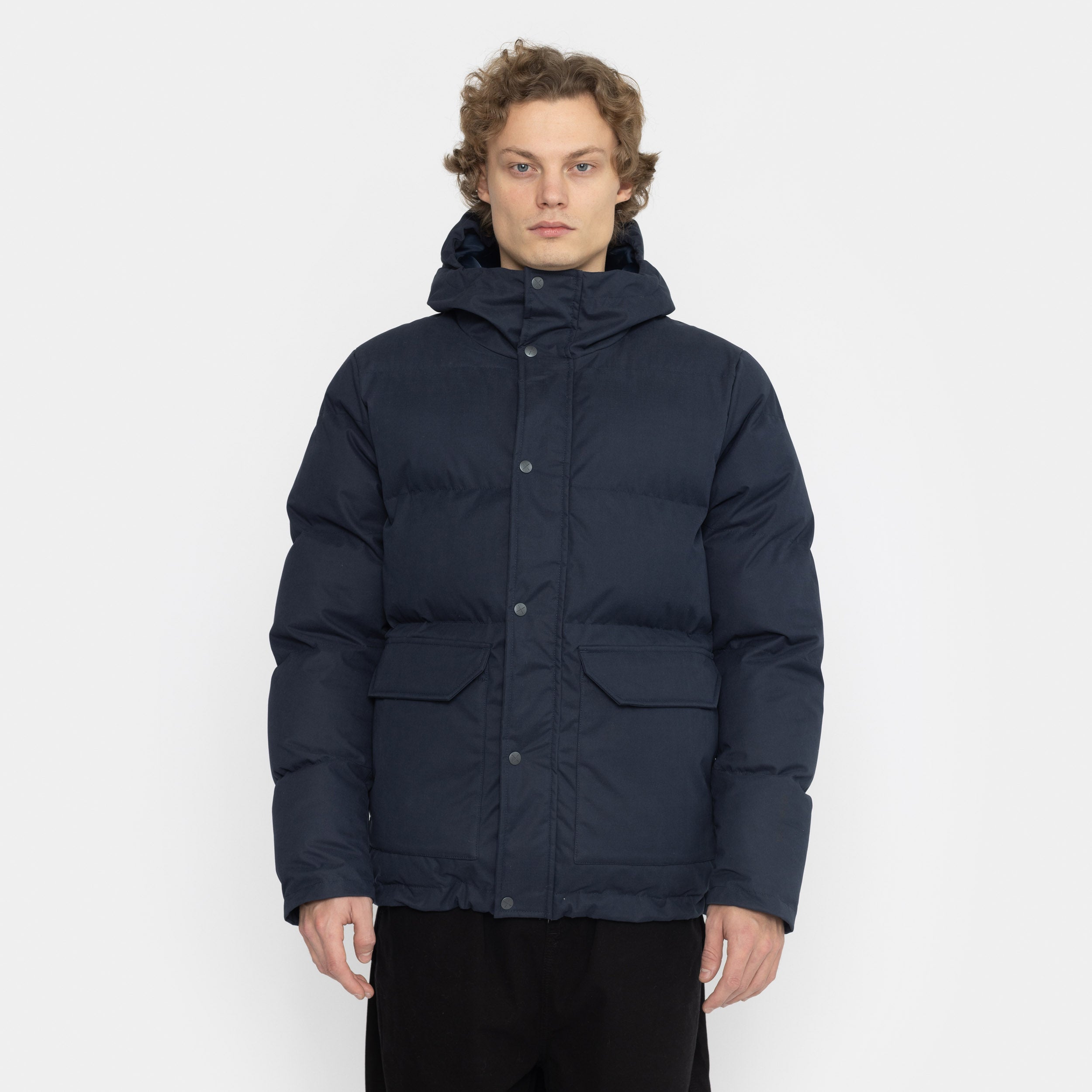 Revolution Puffer Jacket Winter Outerwear Navy