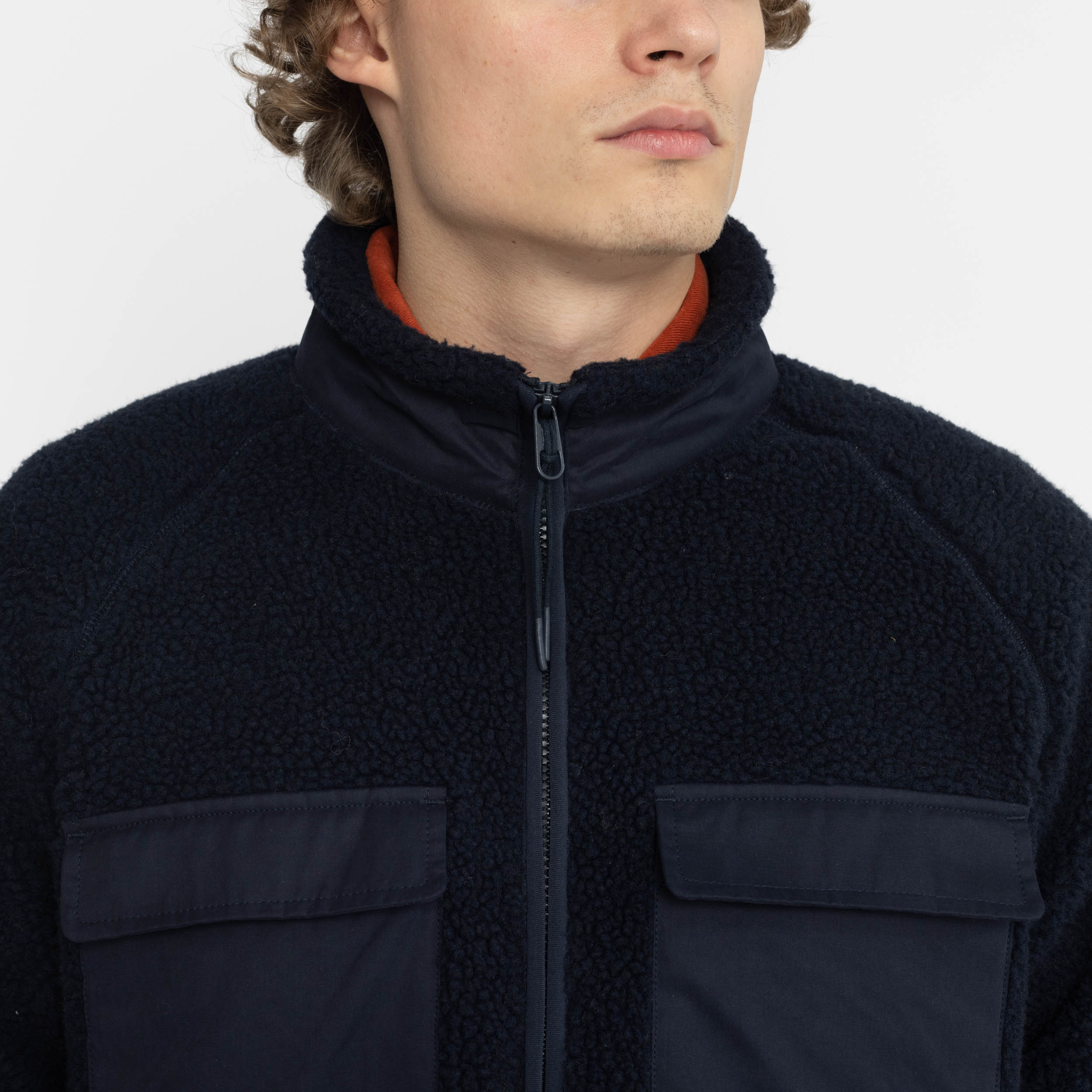 Revolution Raglan Pocket Fleece Fleece Navy