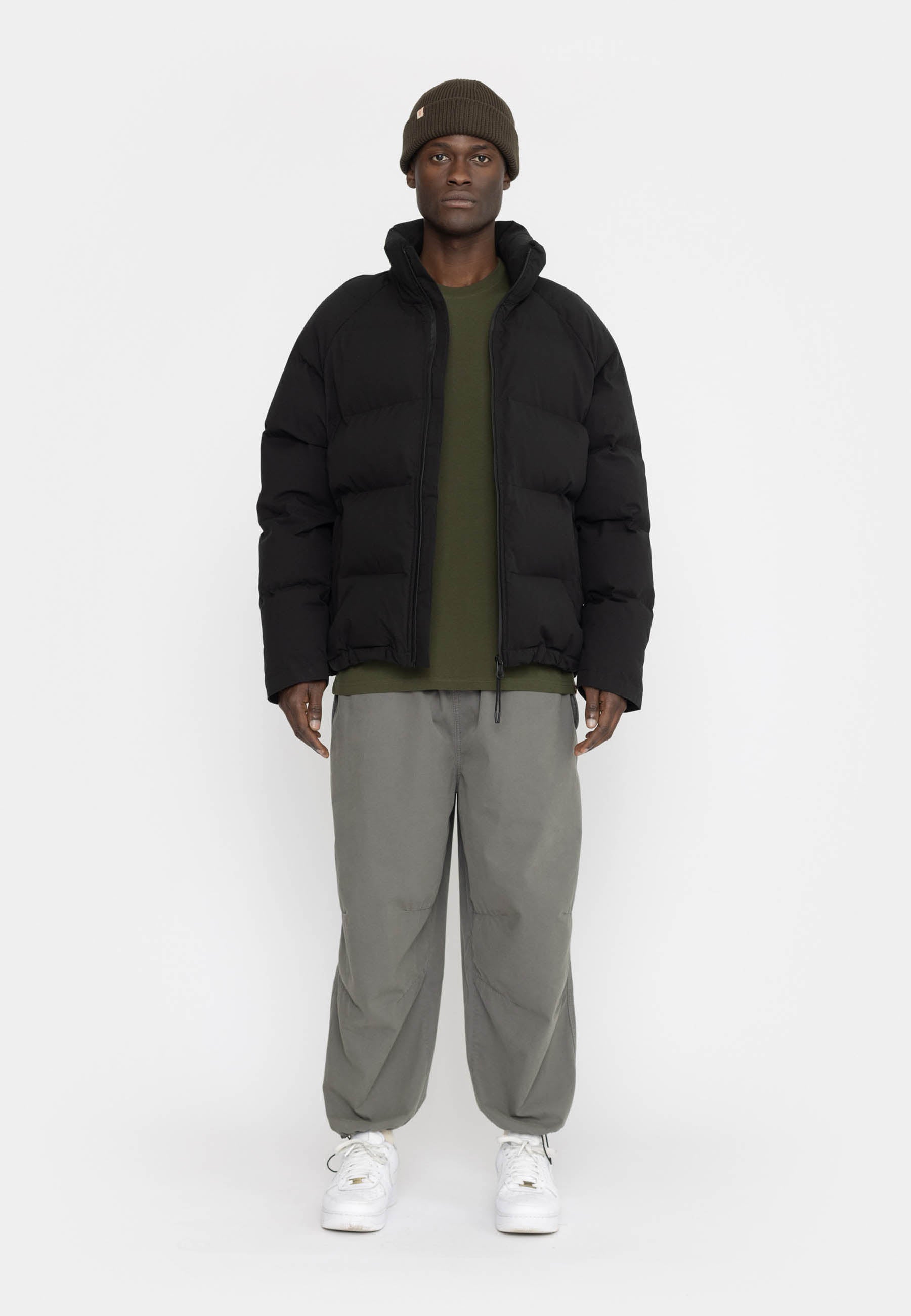 Revolution Raglan Puffer Winter Outerwear Black