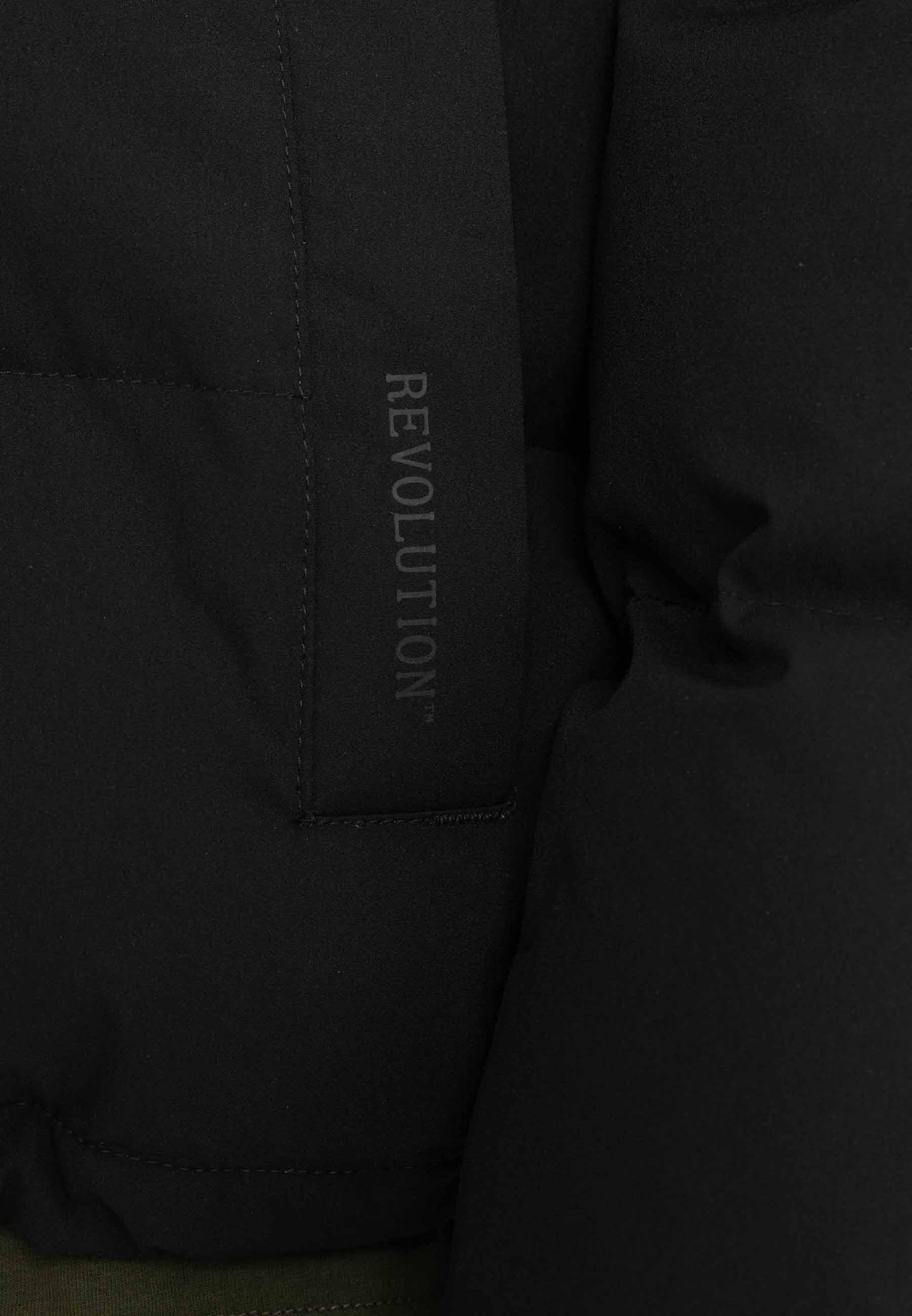 Revolution Raglan Puffer Winter Outerwear Black