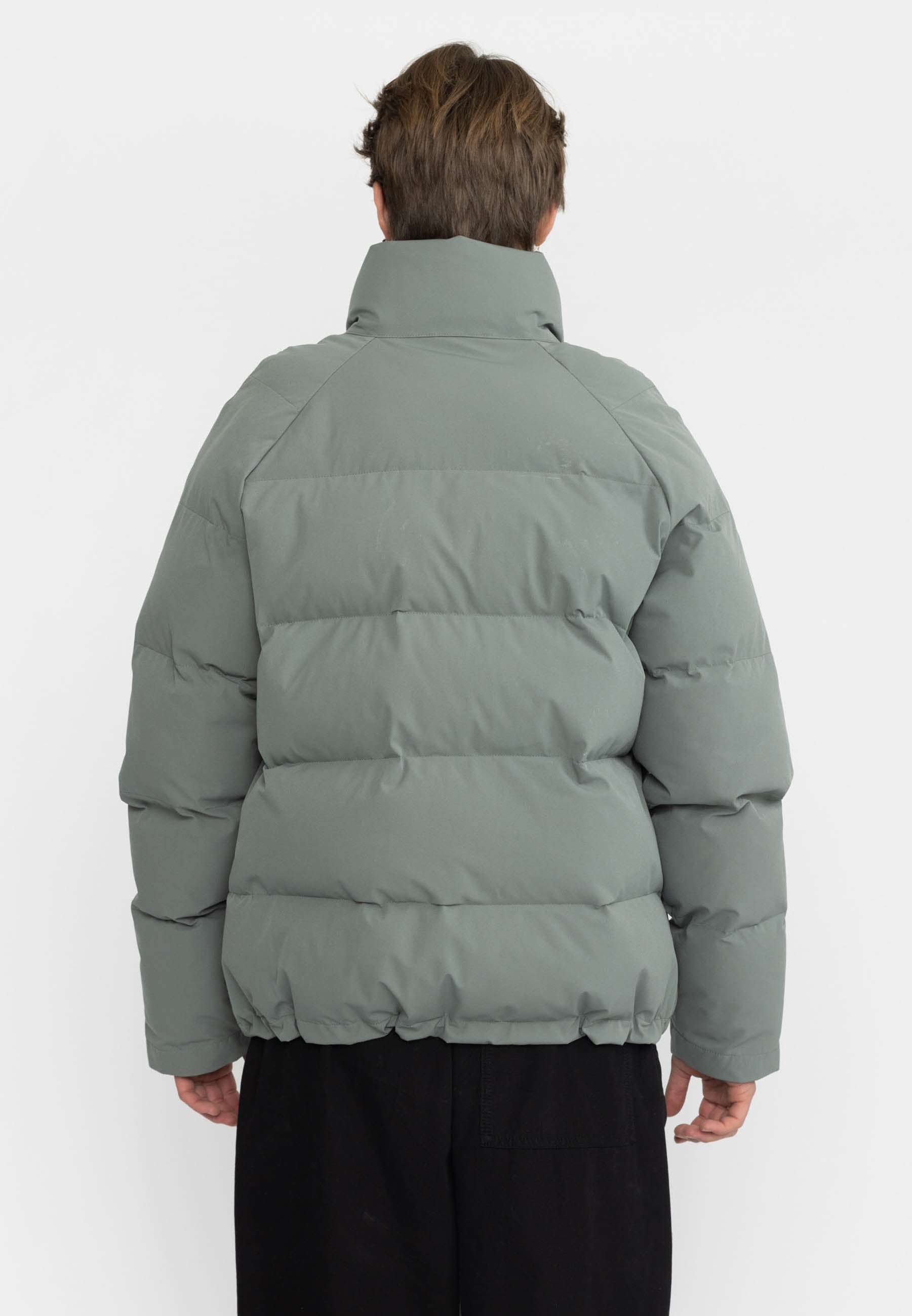 Revolution Raglan Puffer Winter Outerwear Grey