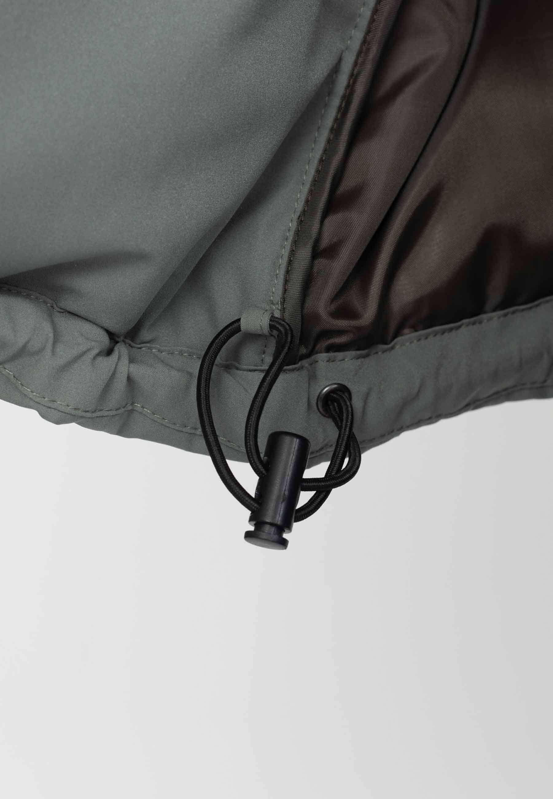 Revolution Raglan Puffer Winter Outerwear Grey