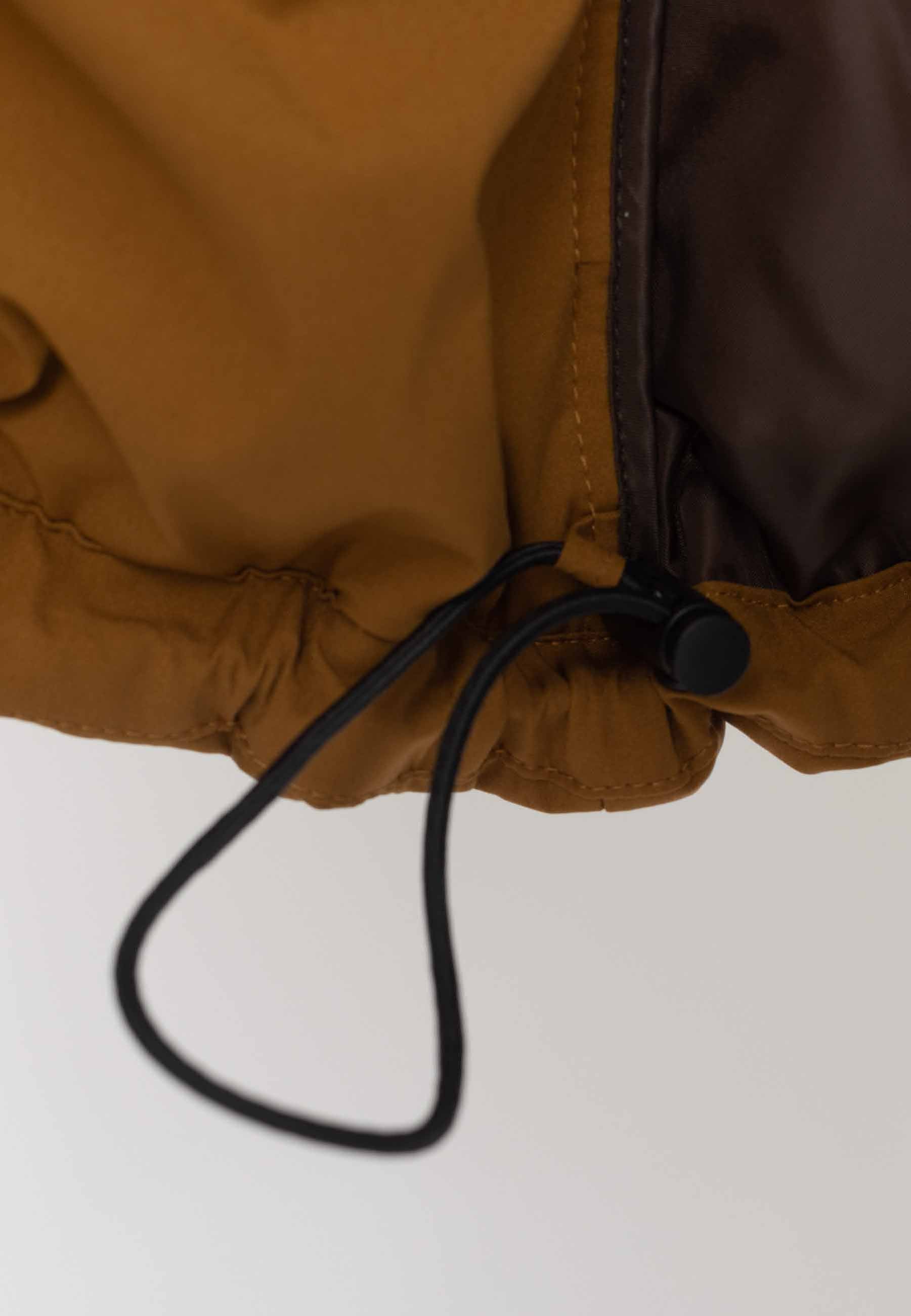 Revolution Raglan Puffer Winter Outerwear Lightbrown