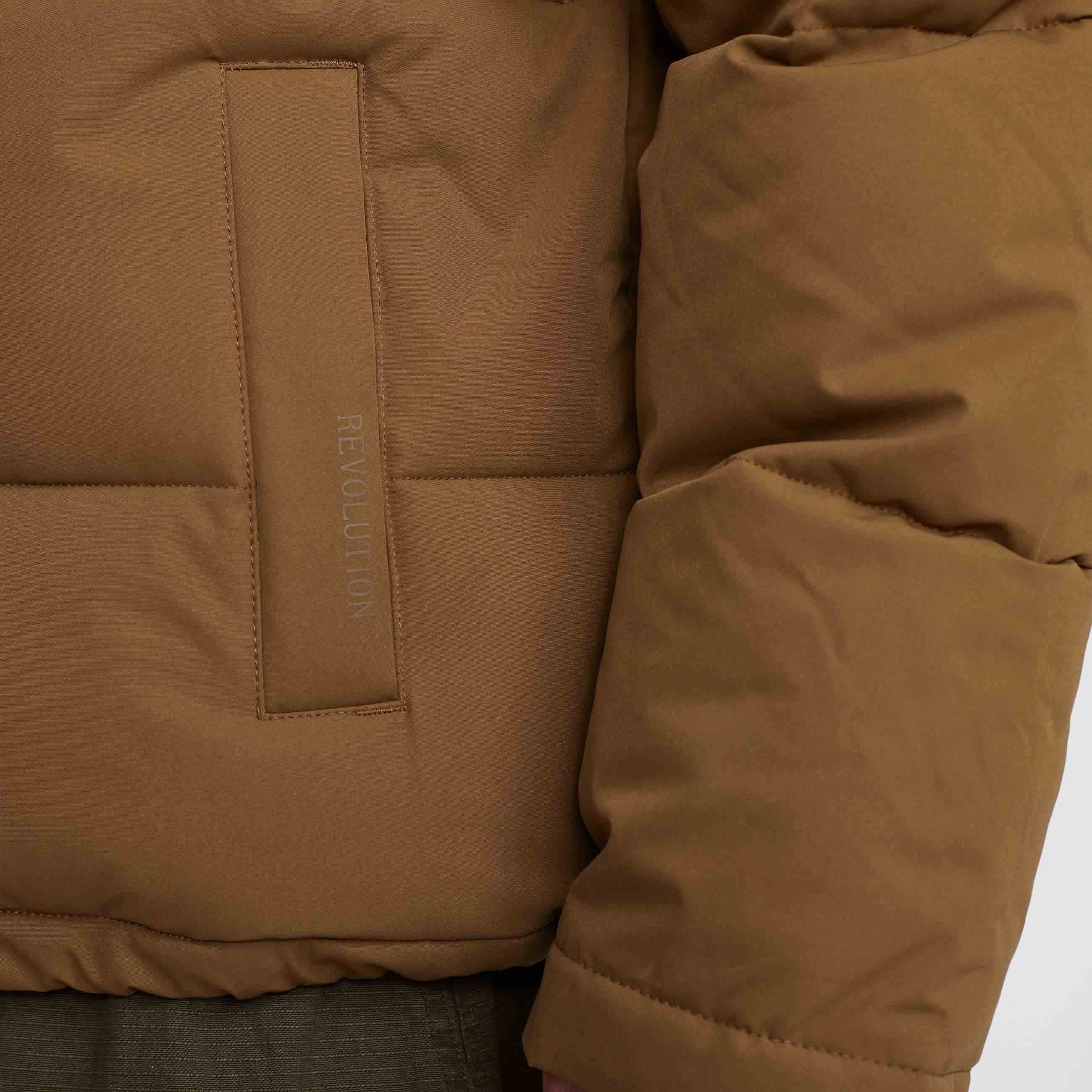 Revolution Raglan Puffer Winter Outerwear Lightbrown