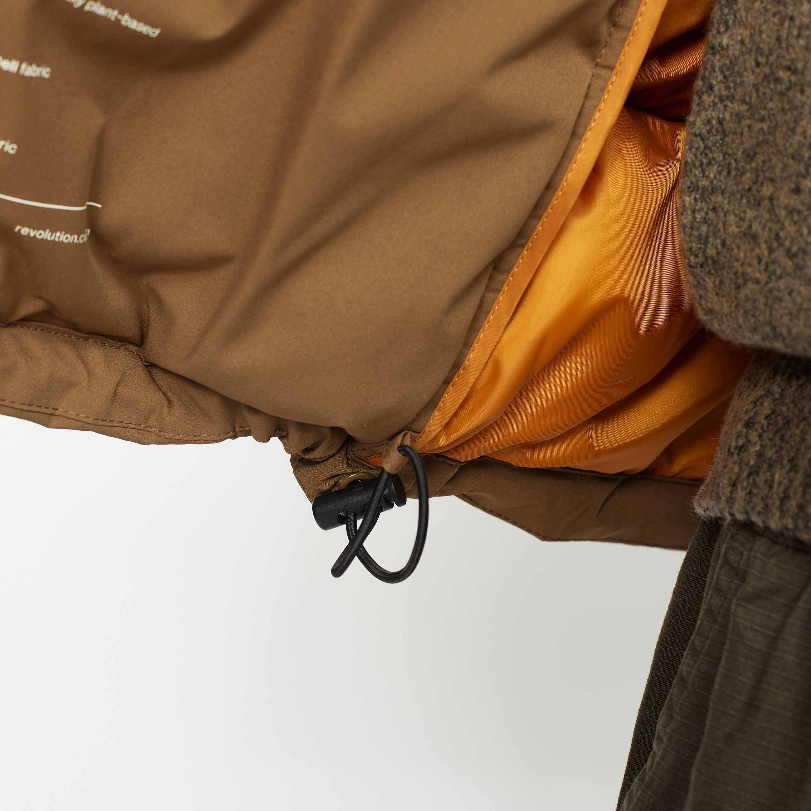 Revolution Raglan Puffer Winter Outerwear Lightbrown