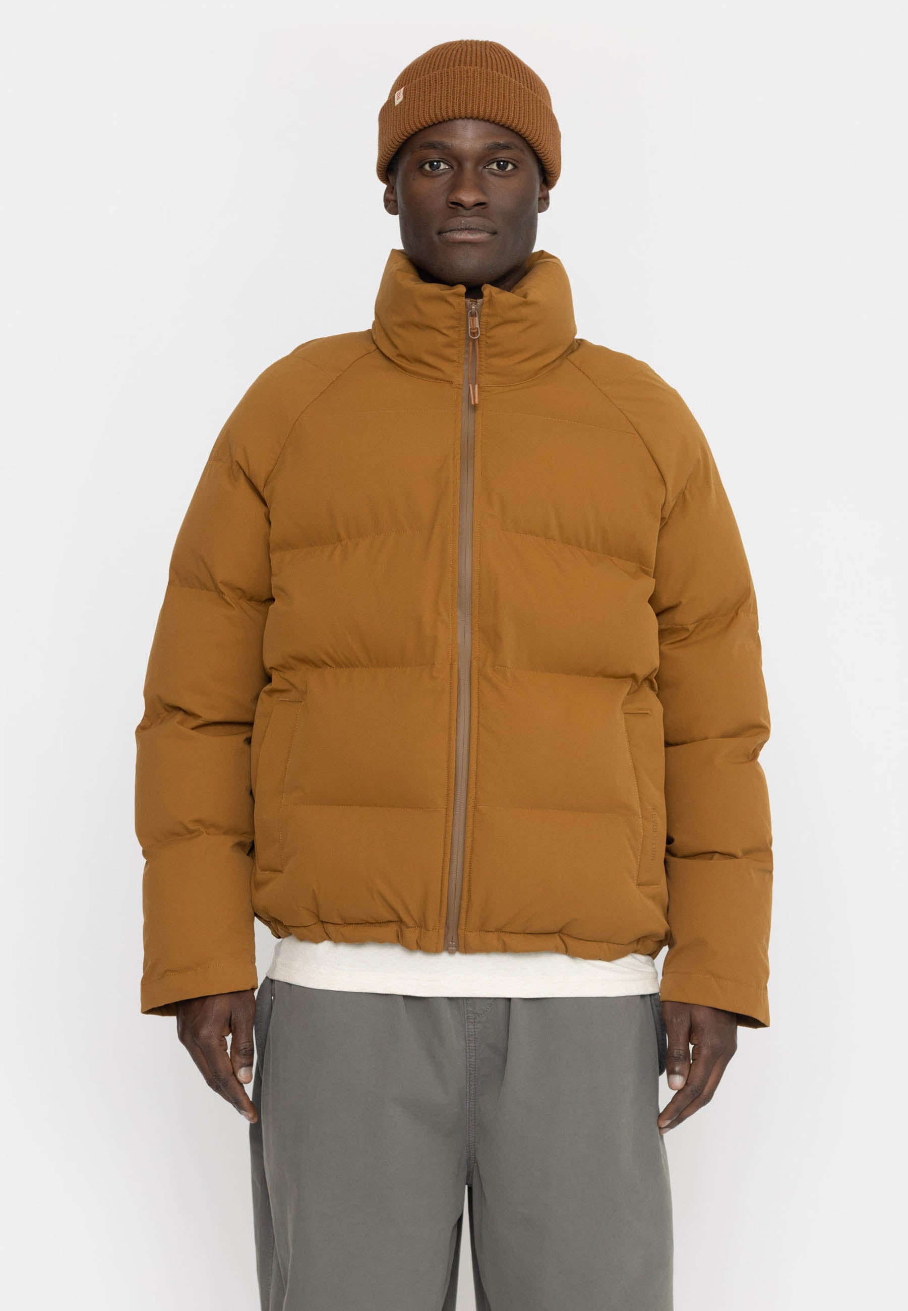 Revolution Raglan Puffer Winter Outerwear Lightbrown