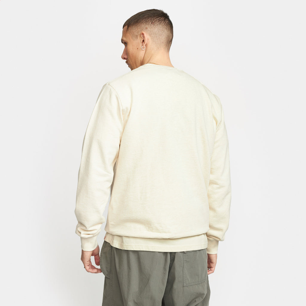 Revolution Regular Crew Sweatshirts Offwhite-melange