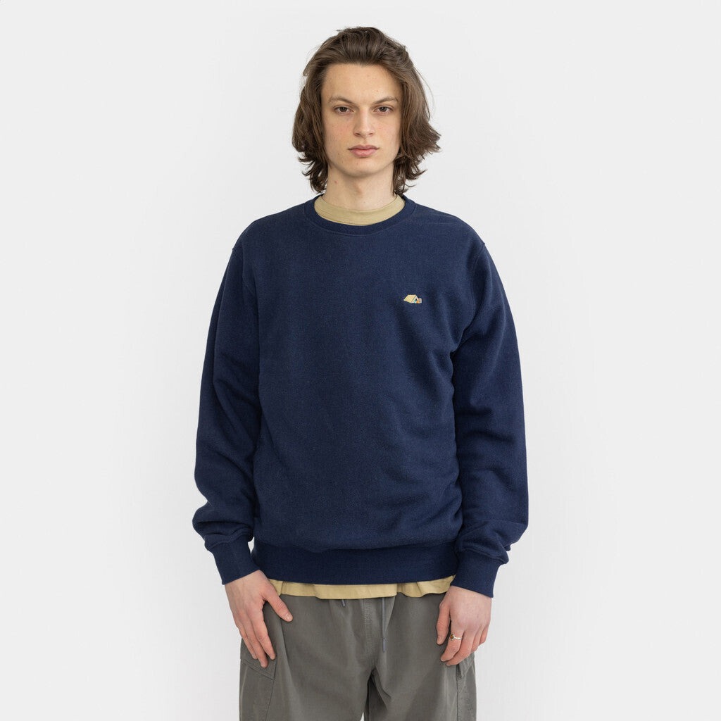 Revolution Regular Crew Sweatshirts Navy-melange