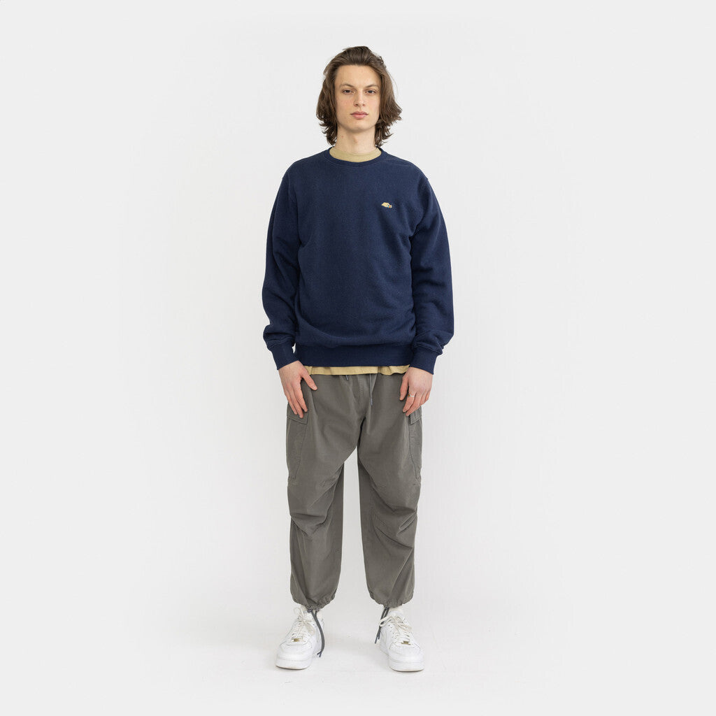 Revolution Regular Crew Sweatshirts Navy-melange