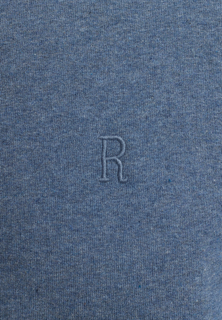 Revolution Regular Crewneck Sweatshirts Darkblue-melange