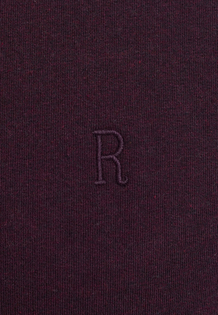 Revolution Regular Crewneck Sweatshirts Darkpurple-melange