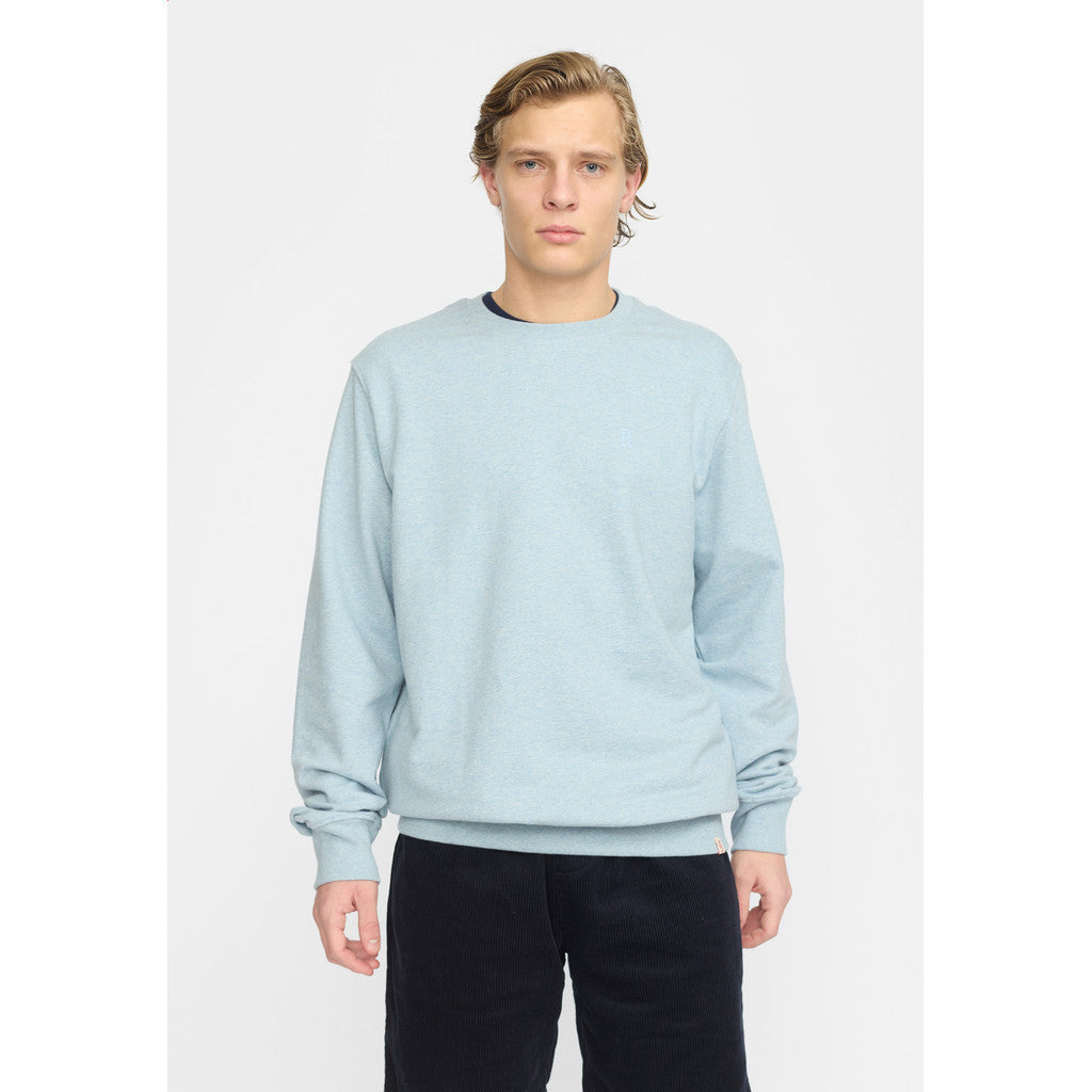 Revolution Regular Crewneck Sweatshirts Lightblue-melange