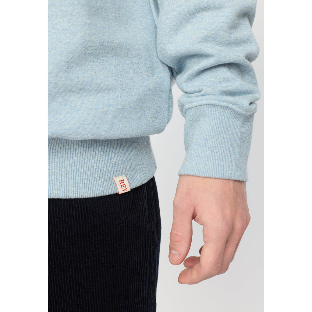 Revolution Regular Crewneck Sweatshirts Lightblue-melange