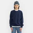 Revolution Regular Crewneck Sweatshirts Navy-melange