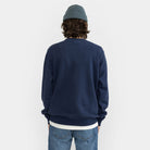 Revolution Regular Crewneck Sweatshirts Navy-melange