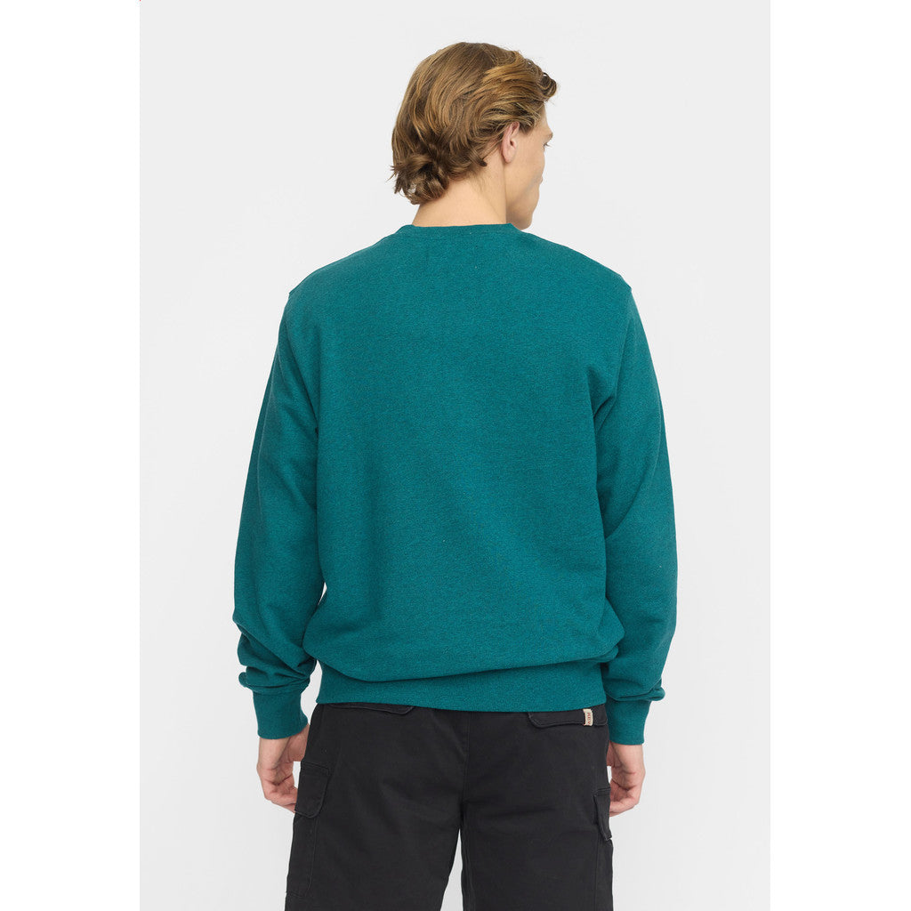 Revolution Regular Crewneck Sweatshirts Petrol-melange