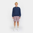 Revolution Regular Crewneck Sweatshirts Navy-melange
