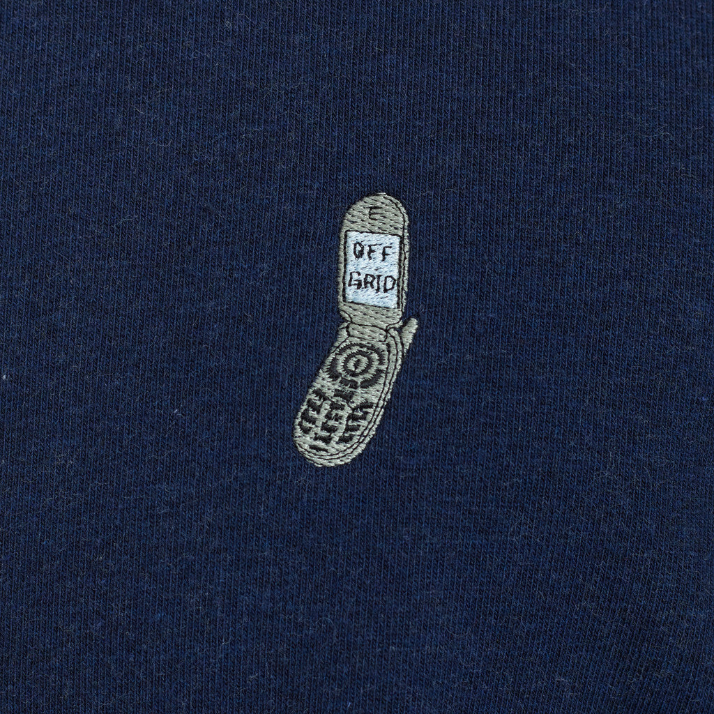 Revolution Regular Crewneck Sweatshirts Navy-melange