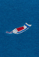 Revolution Regular Crewneck Sweatshirts Blue-melange