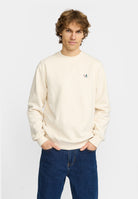 Revolution Regular Crewneck Sweatshirts Offwhite-melange